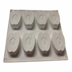 Силиконовая форма «Яблоки» для выпечки и евродесертов. 8 ячеек по 6 см.