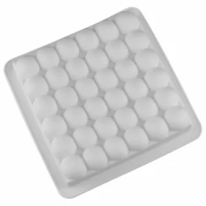 Силиконовая форма «Квадрат полусферы» для евродесертов. 36 ячеек.