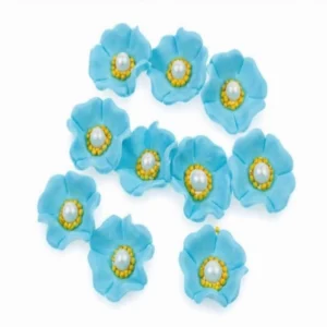 Набор кондитерских украшений «Цветочки» — мальва голубая.
