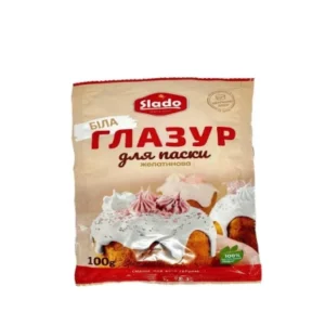 Глазурь для пасхи желатиновая белая, 100 гр