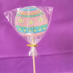 Леденец-яйцо с рисунком, 6 см.