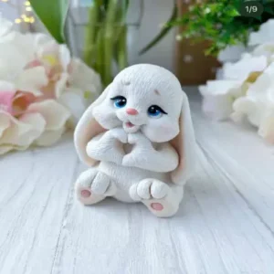 Зайка из шоколадной глазури, 1 шт.